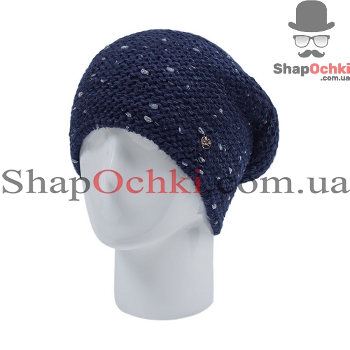 Шапка женская Leks,  Заря,  цвет синяя+серебро
