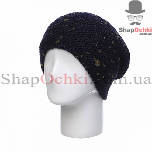 Шапка женская Leks,  Заря,  цвет синяя+золото