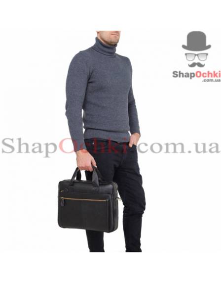 Сумка чоловіча Bexhill Bx1279A, шкіра, чорна