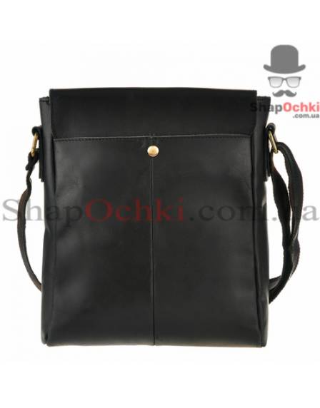 Сумка мессенджер мужская Tiding Bag G1157, кожа, черная