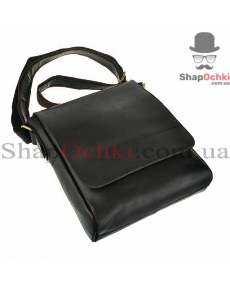 Сумка мессенджер мужская Tiding Bag G1157, кожа, черная