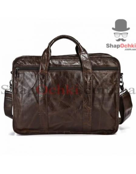 Сумка чоловіча Jasper&Maine 7093Q, шкіра, колір шоколадний