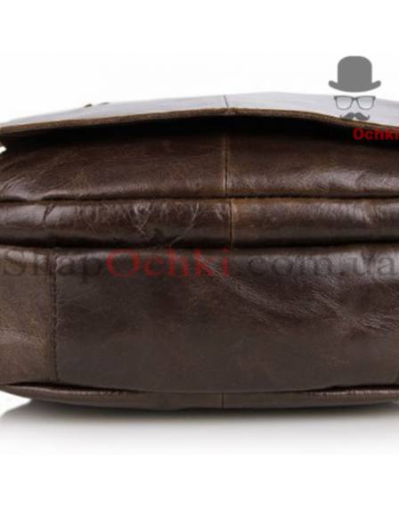 Сумка мужская Tiding Bag 2467C, кожа, кофейная