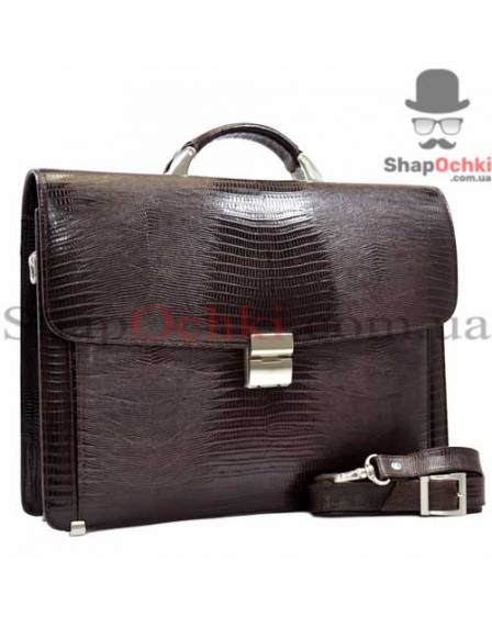 Портфель мужской Desisan, 206-142, кожа, коричневый