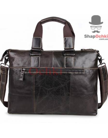 Сумка чоловіча Tiding Bag 7264J, шкіра, сіро-коричнева