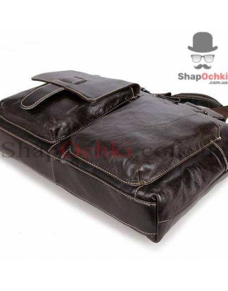 Сумка чоловіча Tiding Bag 7264J, шкіра, сіро-коричнева