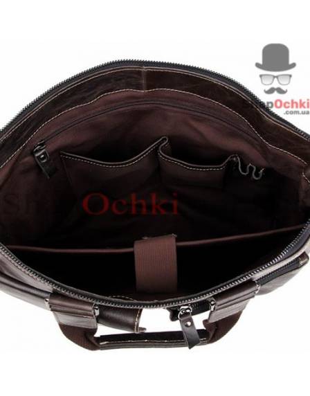 Сумка чоловіча Tiding Bag 7264J, шкіра, сіро-коричнева