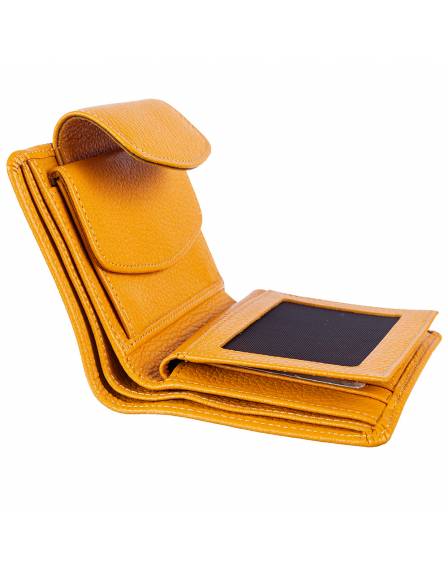 Кошелек женский кожаный Desisan 086-754 горчица