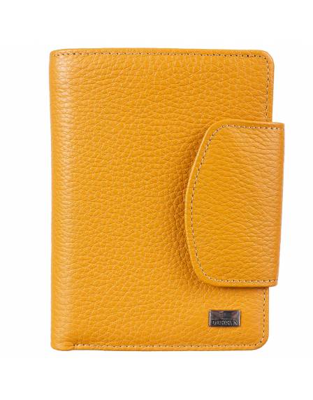 Кошелек женский кожаный Desisan 086-754 горчица