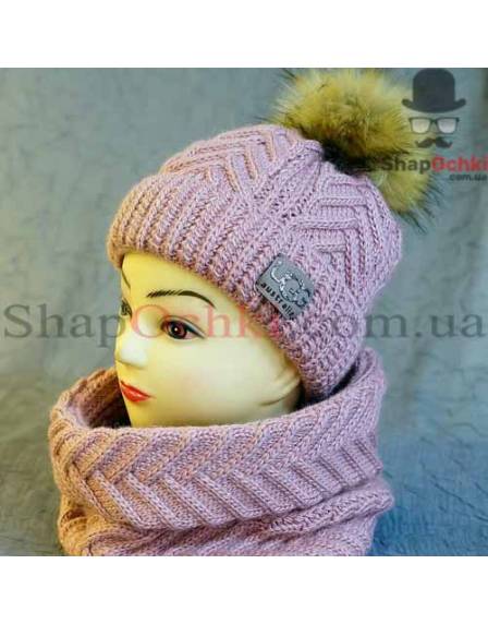 Комплект жіночий (шапка+хомут) Rioni, Gerda Kom, UGG Australia