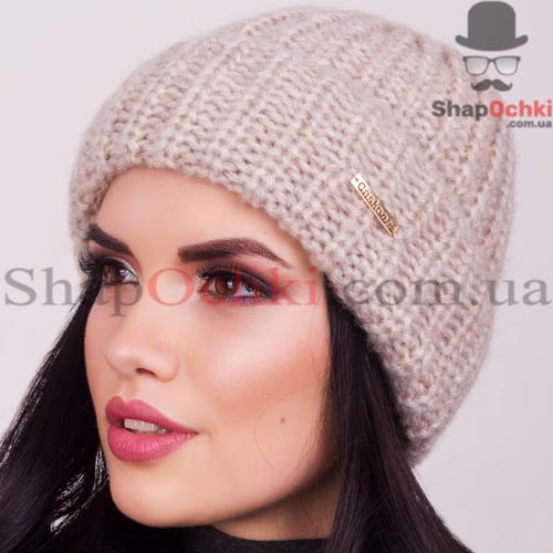 Шапка женская Caskona,  Donna Ist,  цвет бежевая