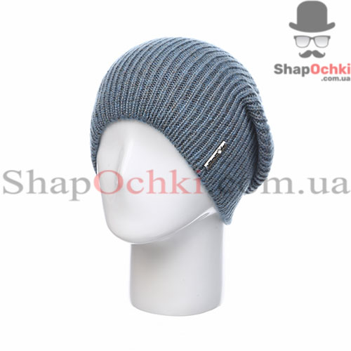 Шапка женская Leks,  Персона Ф,  джинс+серый