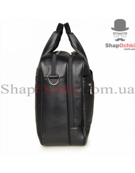 Сумка чоловіча Jasper&Maine 7319A, шкіра, чорна