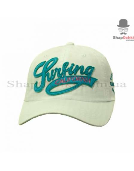 Бейсболка мужская Chunglim, Surfing California, белая