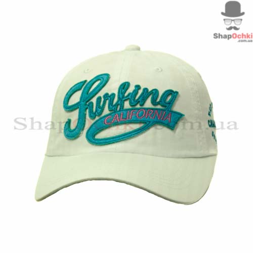 Бейсболка мужская Chunglim,  Surfing California,  белая