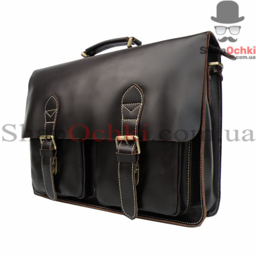 Портфель чоловічий Tiding Bag 7105C,  шкіра,  темно-коричневий