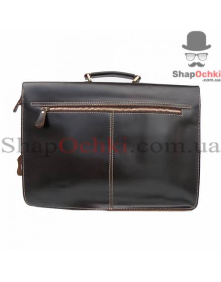 Портфель чоловічий Tiding Bag 7105C, шкіра, темно-коричневий