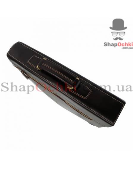 Портфель чоловічий Tiding Bag 7105C, шкіра, темно-коричневий