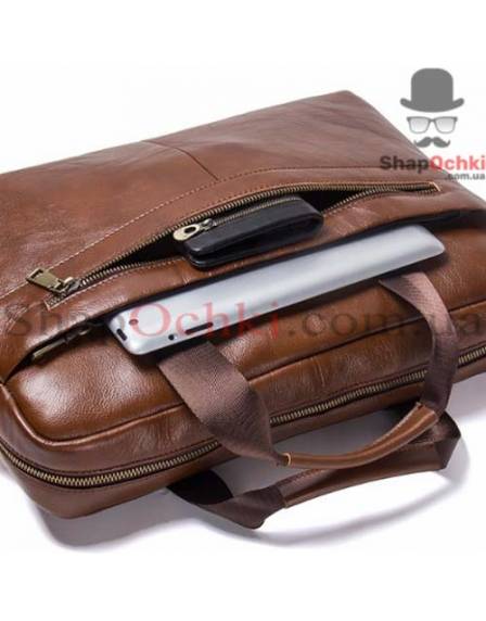 Сумка чоловіча Bexhill Bx1279C, шкіра, коричнева