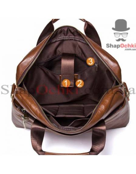 Сумка чоловіча Bexhill Bx1279C, шкіра, коричнева