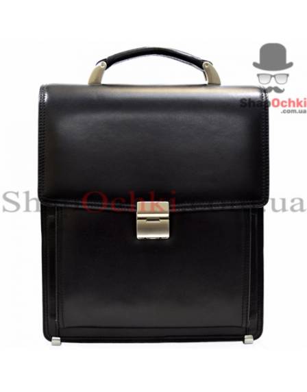 Портфель мужской Desisan, 5009-1, кожа, черный