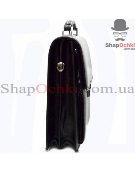 Портфель мужской Desisan, 5009-1, кожа, черный