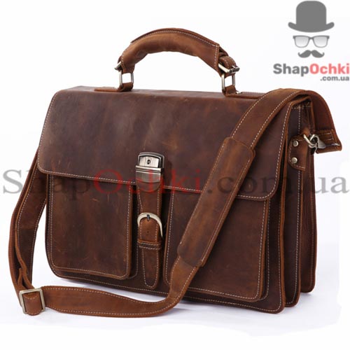 Портфель чоловічий Tiding Bag 7164R,  шкіра,  коричневий