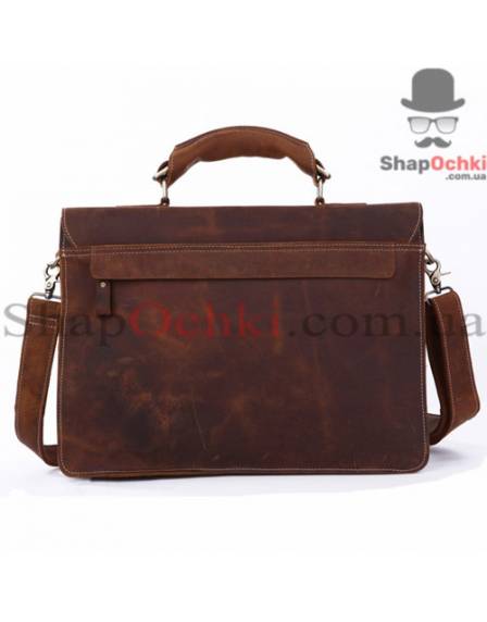 Портфель чоловічий Tiding Bag 7164R, шкіра, коричневий
