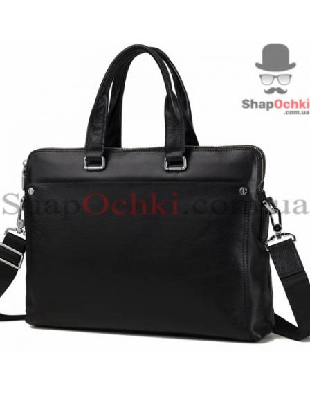 Сумка чоловіча Tiding Bag M5861-3A, шкіра, чорна