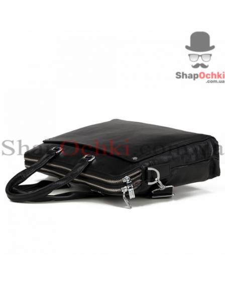 Сумка чоловіча Tiding Bag M5861-3A, шкіра, чорна