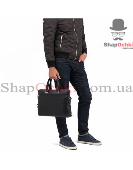 Сумка чоловіча Tiding Bag M5861-3A, шкіра, чорна