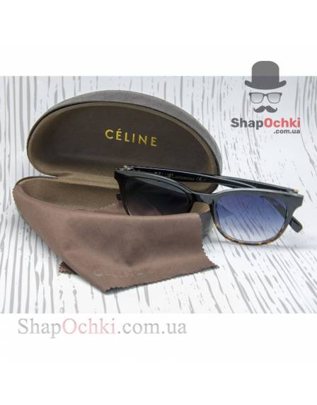 Окуляри сонцезахисні жіночі Celinе 41081-S, леопардово-чорні