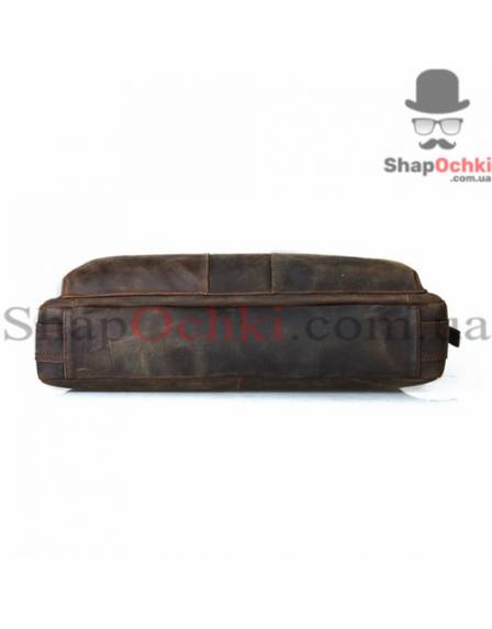 Сумка чоловіча Tiding Bag t1096, шкіра, темно-коричнева