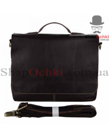 Сумка мессенджер мужская Tiding Bag 7108Q, кожа, шоколад