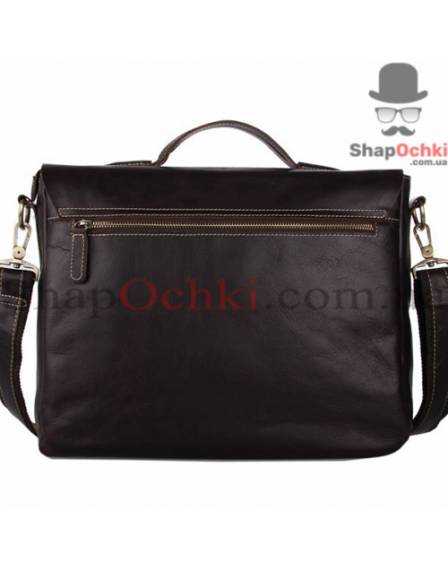 Сумка мессенджер мужская Tiding Bag 7108Q, кожа, шоколад