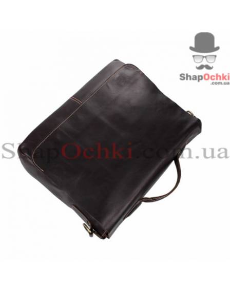 Сумка мессенджер мужская Tiding Bag 7108Q, кожа, шоколад