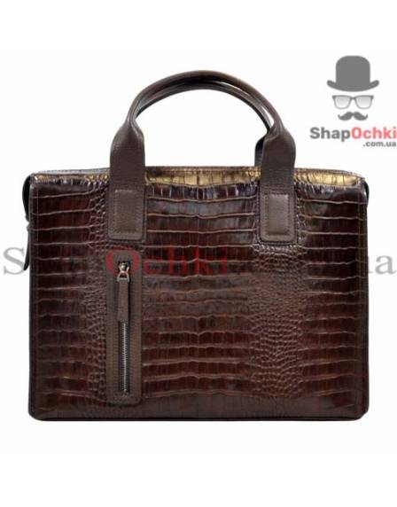 Портфель чоловічий Desisan, 6017-19, шкіра, коричневий