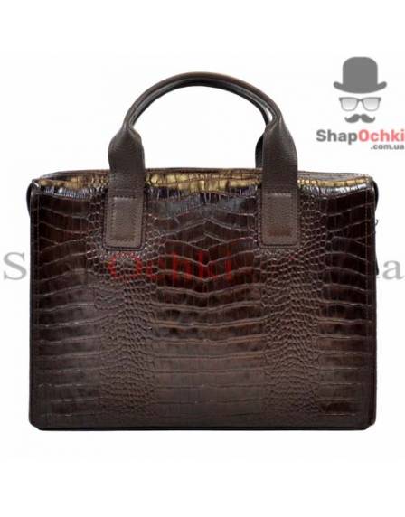 Портфель чоловічий Desisan, 6017-19, шкіра, коричневий
