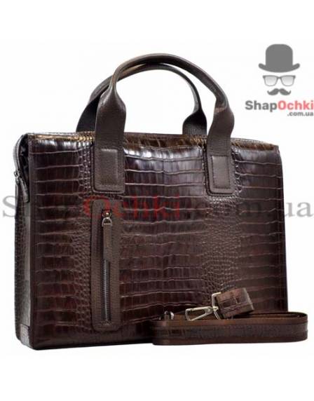 Портфель чоловічий Desisan, 6017-19, шкіра, коричневий