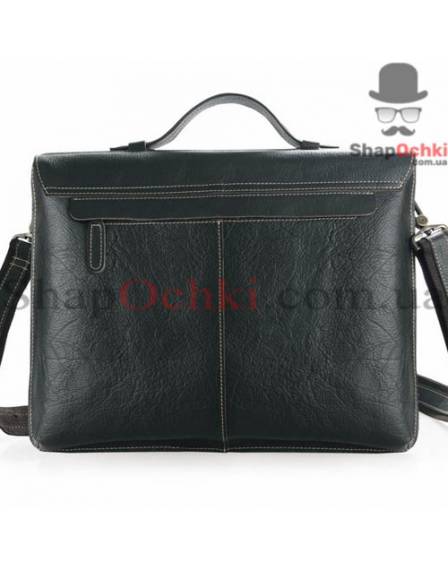 Портфель чоловічий Tiding Bag 7090A, шкіра, чорний
