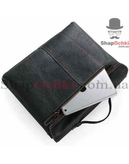 Портфель чоловічий Tiding Bag 7090A, шкіра, чорний