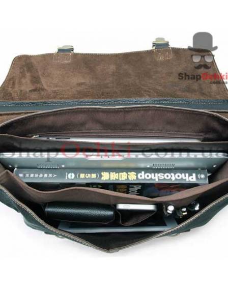 Портфель чоловічий Tiding Bag 7090A, шкіра, чорний