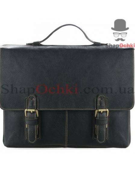 Портфель чоловічий Tiding Bag 7090A, шкіра, чорний