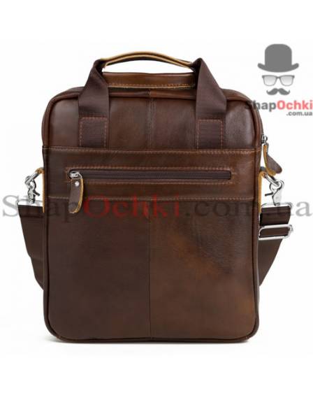 Сумка месенджер чоловіча Tiding Bag M38-8861C, шкіра, коричнева