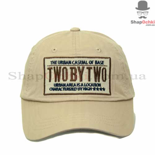 Бейсболка мужская Chunglim,  Two by two,  бежевая