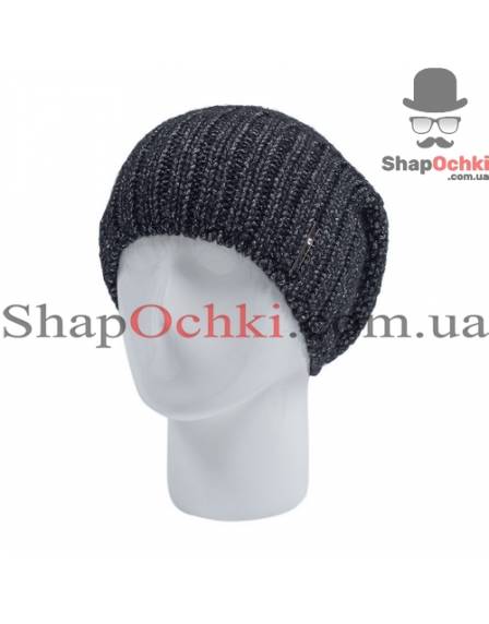 Шапка жіноча Leks, Сяйво, колір чорний+срібло