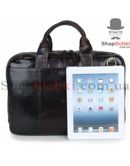 Сумка мужская Tiding Bag 7092-3C, кожа, коричневая