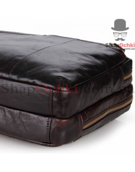 Сумка мужская Tiding Bag 7092-3C, кожа, коричневая