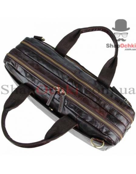 Сумка мужская Tiding Bag 7092-3C, кожа, коричневая