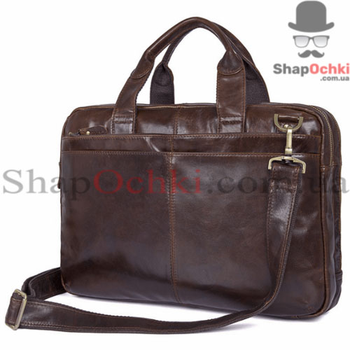 Сумка мужская Tiding Bag 7092-3C,  кожа,  коричневая